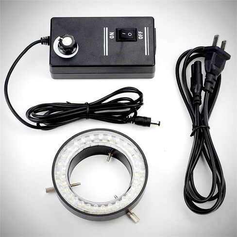 ملحقات المجهر الرقمي 56LED مصباح إضاءة حلقة قابل للتعديل لمجهر تكبير ستيريو in Kuwait