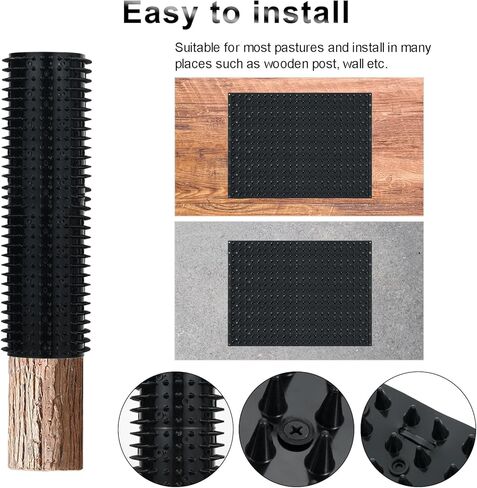 Horse Scratcher Animal Scratchers Cow Brush Full Silicone Massage Brush Kit Soft and Firm Itch Relief Goat Brush 4Pcs Horse Cattle Scratcher in Kuwait