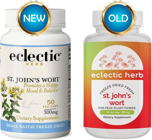 Eclectic St. John's Wort 300 Mg Freeze Dried Vegetables, Pink, 50 Count in Kuwait