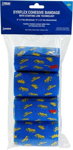 SyrFlex Cohesive Bandage 4" Rainbow 4pk in Kuwait