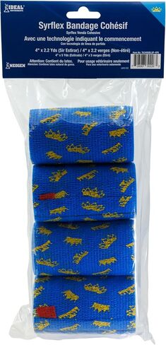 SyrFlex Cohesive Bandage 4" Rainbow 4pk in Kuwait