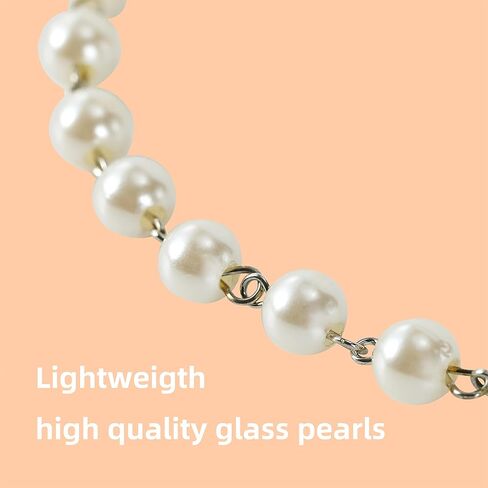 Pearl Dog Necklace for Female Dogs, Girl Dog Necklace for Small Dogs in Kuwait