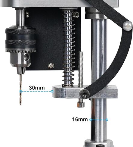 مكبس مثقاب صغير من OUYANG مقاس 6 بوصات مع حجم حفر قابل للتعديل 40 مم ومكبس مثقاب ذو سرعة قابلة للتعديل، مناسب للحفر المباشر للمعادن والخشب والبلاستيك والأكريليك والألمنيوم وما إلى ذلك in Kuwait