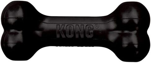 KONG Extreme Goodie Bone, Durable Natural Rubber, Black, for Medium Dogs in Kuwait