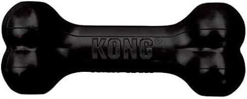 KONG Extreme Goodie Bone, Durable Natural Rubber, Black, for Medium Dogs in Kuwait