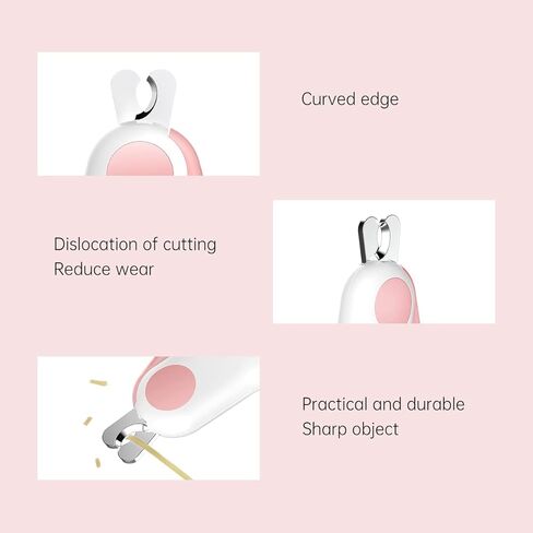 ماكينة قص أظافر الحيوانات الأليفة للقطط والكلاب من بيتجرافيتي مع ضوء LED لتجنب الإفراط في القطع، ماكينة تشذيب أظافر الحيوانات الأليفة الصغيرة مناسبة للمبتدئين، أدوات الحلاقة الاحترافية للعناية بمخالب الحيوانات الصغيرة باللون الأخضر in Kuwait