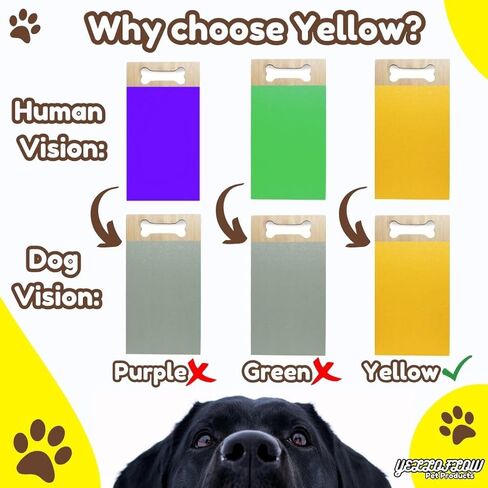 YELLOFLOW Dog Scratch Pad for Nails with 6-Year Supply of File Paper– Extra Large Bamboo 17" x 9" Dog Nail Scratch Board, Dog Scratch Pad, Scratch Pad for Dogs, Dog Scratch Board, Scratch Pad for Dogs in Kuwait
