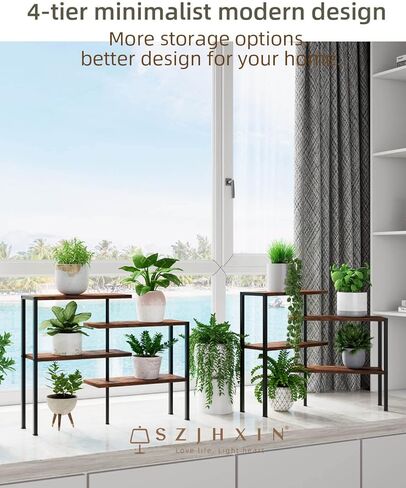 اس زد جيه اتش اكس اي ان رف زاوية منظم لسطح طاولة المطبخ، 4 طبقات تخزين الحمام رفوف منضدة للمطبخ والحمام وغرفة المعيشة in Kuwait