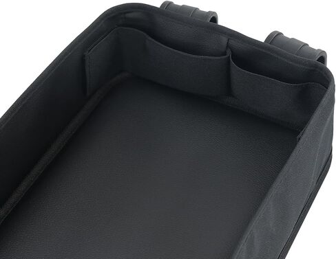 Bandelt Double Sided Stroller Snacks Tray for Wonderfold Wagon W Series Waterproof Kids Toy Placement Faux Leather Sides for Eating and 2 Kid’s Cup Holder (W2 Series) in Kuwait