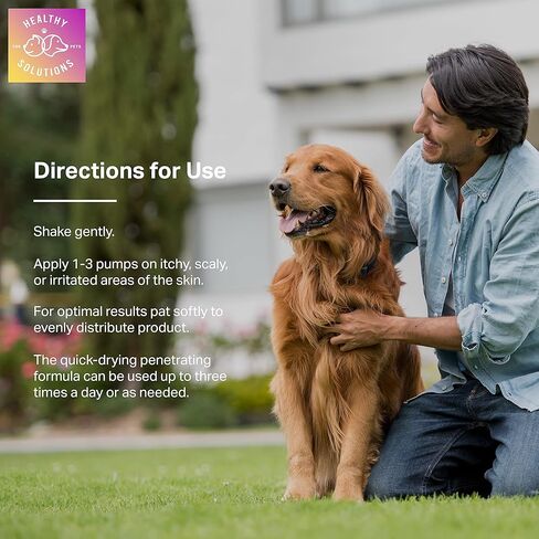 Hot Spot Treatment for Dogs - Anti Itch Foam Spray with Aloe Vera - Veterinarian Formulated Hotspot Formula - Quick-Dry Foam Eliminates Use for Cream & Gels - Made in USA in Kuwait