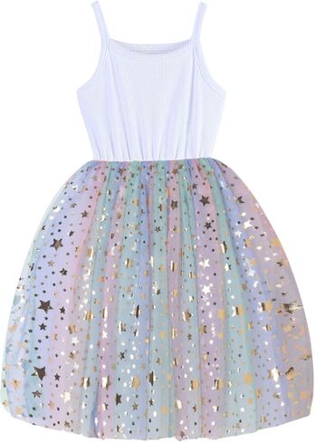 Baby Girls Tutu Dress Infant Tulle Dresses Toddler Sleeveless Sundress in Saudi Arabia