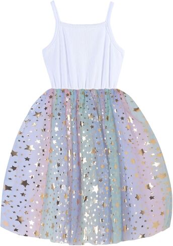 Baby Girls Tutu Dress Infant Tulle Dresses Toddler Sleeveless Sundress in Saudi Arabia