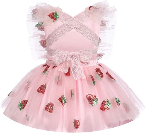 Infant Toddler Baby First Halloween Costume 1st Birthday Tutu Dress Cake Smash Outfits Flower Girls Wedding Dress in Kuwait