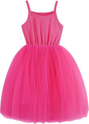 Baby Girls Tutu Dress Infant Tulle Dresses Toddler Sleeveless Sundress in Saudi Arabia