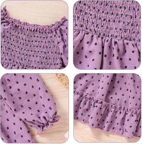 فستان ZOELNIC للفتيات الصغيرات فساتين الخريف والشتاء ملابس وأزياء in Kuwait