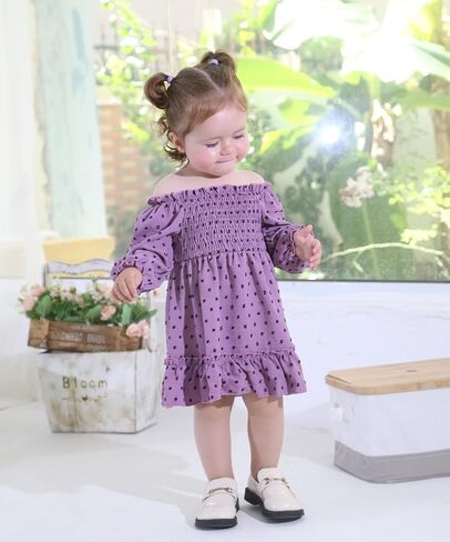 فستان ZOELNIC للفتيات الصغيرات فساتين الخريف والشتاء ملابس وأزياء in Kuwait