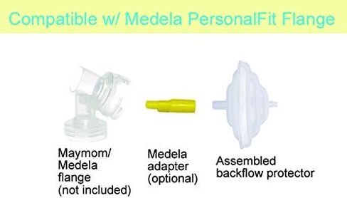 Maymom Backflow Protector Compatible with Spectra S2 S1 and 9 Plus Syngergy Gold Breastpump, Not Original Spectra Backflow Protector Replacement Pump Parts S2 Accessories in Saudi Arabia