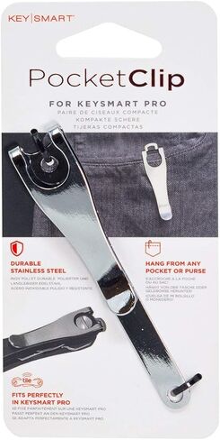 مشبك جيب للحمل العميق من KeySmart - أضف إلى حاملات المفاتيح الملحقة in Kuwait