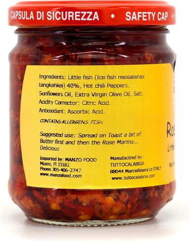 Tutto Calabria Rose Marina Little Fish Nonnata Di Pesce (190g) in Kuwait