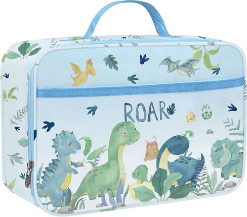 صندوق غداء على شكل ديناصور لطيف من Clastye للأطفال معزول للأولاد حقيبة غداء للمدرسة الخضراء حقيبة للحفاظ على البرودة للسفر خفيفة الوزن وسهلة التنظيف in Kuwait