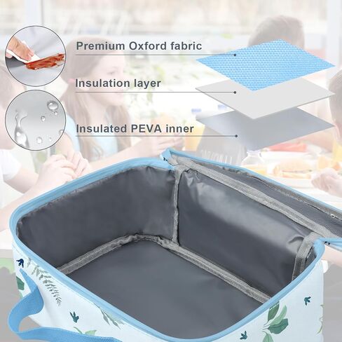 صندوق غداء على شكل ديناصور لطيف من Clastye للأطفال معزول للأولاد حقيبة غداء للمدرسة الخضراء حقيبة للحفاظ على البرودة للسفر خفيفة الوزن وسهلة التنظيف in Kuwait