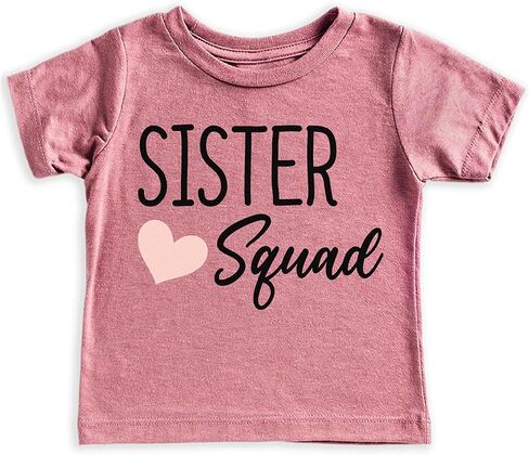 Teeny Fox Sister Squad T-Shirt Set Gift For Sibling Matching Shirts Outfits in Saudi Arabia