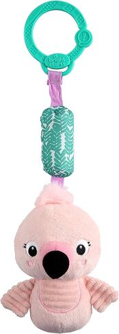 عربة أطفال أو حاملة من القطيفة من برايت ستارتس فلامينجو تشيم ألونج فريندز، للأعمار من 0 أشهر فما فوق in Kuwait