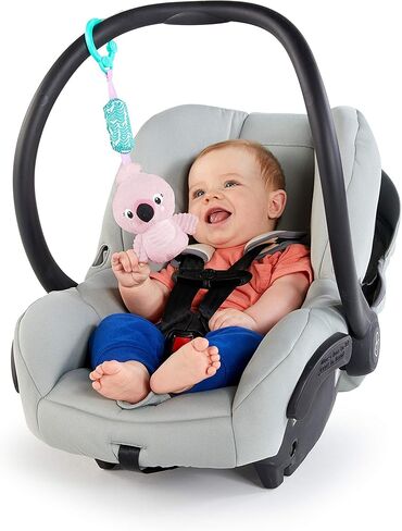 عربة أطفال أو حاملة من القطيفة من برايت ستارتس فلامينجو تشيم ألونج فريندز، للأعمار من 0 أشهر فما فوق in Kuwait