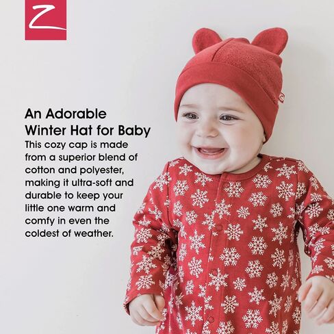 Zutano Baby Fleece Hat, Winter Baby Hat for Boys & Girls, Infant Cap in Saudi Arabia