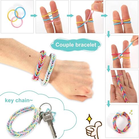 ربطات شعر للفتيات الصغيرات من Tiousoni مكونة من 300 قطعة متعددة الألوان أربطة شعر مرنة للأطفال ربطات شعر صغيرة لأطفال تجعد ربطات شعر للفتيات الصغيرات (القطر 1 بوصة) in Kuwait