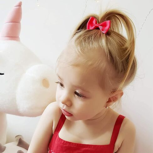 80 قطعة من ربطات شعر الأطفال من Yxiang، ربطات شعر صغيرة مقاس 5.08 سم، حامل ذيل حصان مرن، شريط شعر صغير للفتيات الصغيرات والأطفال في أزواج (40 لونًا) in Kuwait