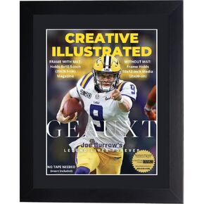 Creative Picture Frames [1012 Displays 1994-Current Collector’s Edition Sports Illustrated Frame Displays Magazines Measuring 8 by 10 1/2-inches with White Mat (MEASURE YOUR MAGAZINE)