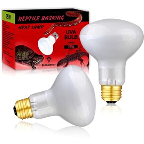 BULBMASTER 100 واط UVA لمبات مصباح الحرارة الزواحف ضوء الفرح للزواحف والبرمائيات، ضوء الفرح للتنين الملتحي، UVA مصباح الزواحف E26 قاعدة 2 حزمة in Kuwait