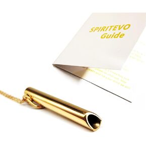 SpiritEvo Mindful Breathing Anxiety Necklace with Two Strong Chains and Velvet Bag, Anxiety Necklace for Stress Relief, Meditation Gifts, Calming Down, Breathing Exercises in Kuwait