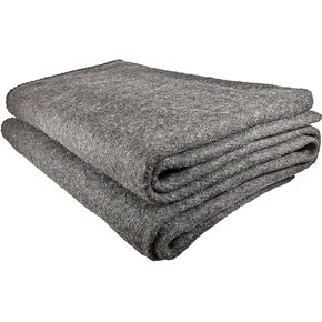 EPG Extra Large Wool Blanket with Zippered Bag | Warm, Comfortable, Stylish, Military | XL Queen/King - 72 x 92 in, 80% Wool, 5.35 lbs | Camping, Outdoor, Bedding, Emergency, Survival, Cabin, RV in Saudi Arabia