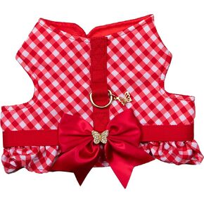 Dolly Doggy Parton Dog Harnesses and Leash/Collar Set Collection, Pink Spoiled Harness with Flounce, Small in Kuwait