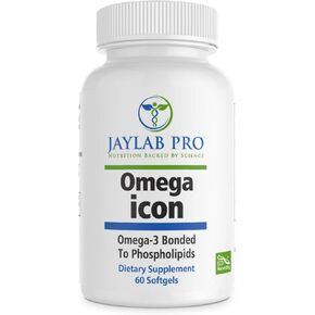 Omega Icon Antarctic Superba Boost Krill Oil Supplement– Phospholipid Bound Omega-3 Supplements, Astaxanthin, Supports Heart Health, 1000mg-100% Traceable from Sea to Shelf in Saudi Arabia