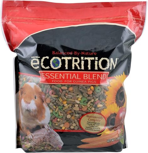 eCOTRITION Essential Blend Food For Guinea Pigs, Resealable in Kuwait