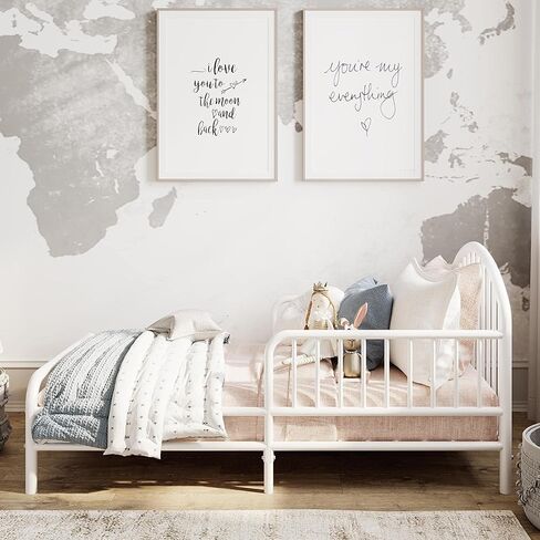 ليتل سييدز سرير ريفر ميتال للاطفال الصغار، ابيض in Kuwait