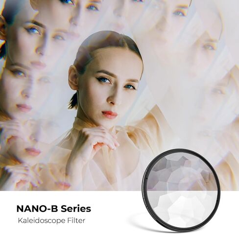 K&F Concept 82mm Kaleidoscope Filter, Special Effects Filter Prism Crystal Glass with Multi Refraction Subjects for Camera Lens in Saudi Arabia
