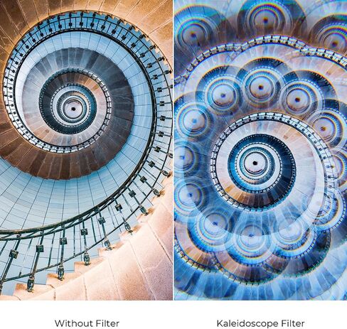 K&F Concept 82mm Kaleidoscope Filter, Special Effects Filter Prism Crystal Glass with Multi Refraction Subjects for Camera Lens in Saudi Arabia