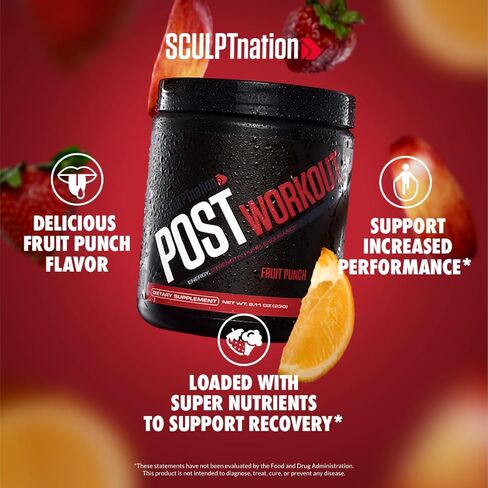 Sculpt Nation من V Shred بعد التمرين - مركب الكرياتين لاستعادة العضلات بعد التمرين وبناءها مع دعم الطاقة، والكرياتين مونوهيدرات والأحماض الأمينية، ونكهة الفاكهة - 30 وجبة in Kuwait