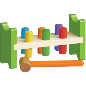 Classic Wooden Pound A Peg Toy in Saudi Arabia