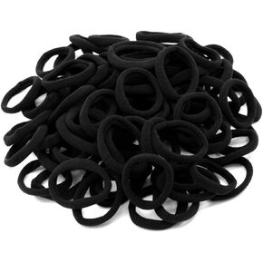200 Pack Toddler Hair Ties, Baby Ponytail Holders, Seamless Cotton Baby Hair Bands, Elastic Hair Ties for Kids Toddler Girl (Multi-color, Diameter 1.2") chkoodi in Kuwait
