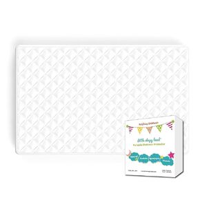 Little Sleepy Head Soft, Waterproof Portable Crib Mattress Protector for Pack n Play & Play Yards in Kuwait