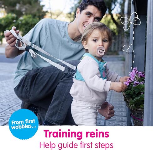 Trunki Toddler Leash - Fuss Free Toddler Walking Reins & Kids Safety Harness | Baby Leash for Kids – Leeroy Lion (Yellow) in Kuwait