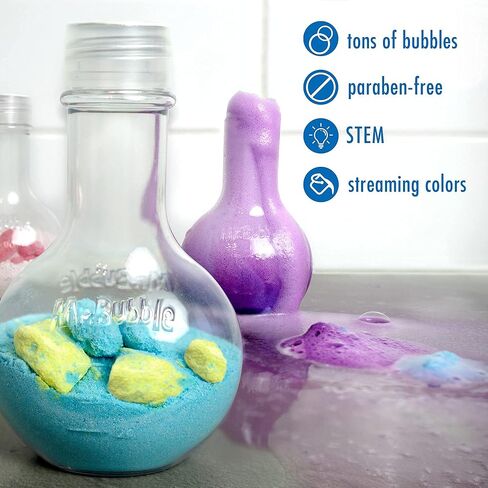 Mr. Bubble Magic [Bath] Crackles - [Fun] to add to Bubble [Bath] to Make [Bath] Time Exciting for Kids with Colorful Pops and Fizzy Snap (12 Packets, 1 oz Each) in Kuwait