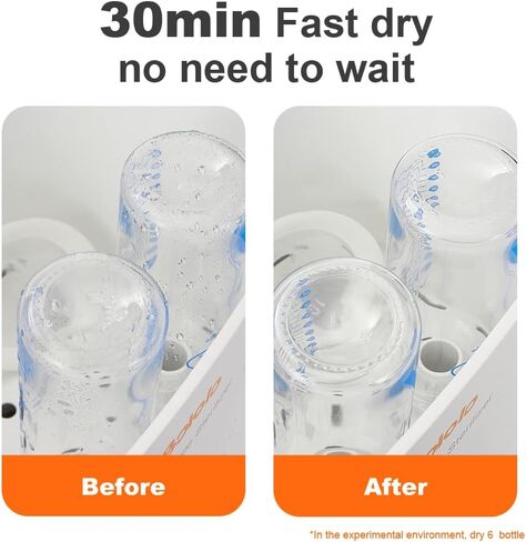 Baby Bottle and Pacifier Electric Steam Sterilizer and Dryer,HEPA Filter, Sanitizer, Breast Pump Parts, Huge Capacity for 12 Bottles, Easy Clean… in Kuwait