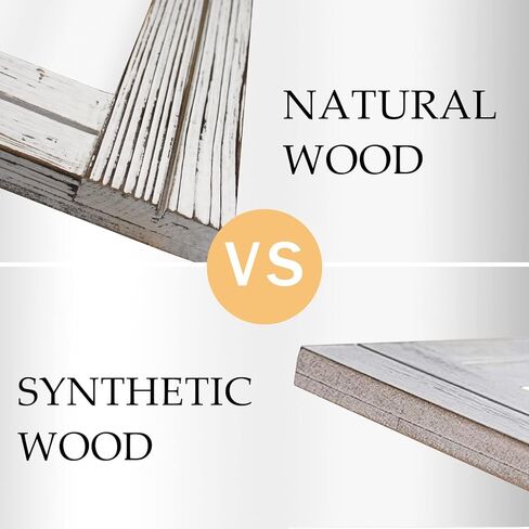 16 X 12 Inch Rustic Wood Framed Wall Mirror with Hanging Rope for Farmhouse Decor, for Entryway, Bedroom, Bathroom, Dresser, Brown in Kuwait