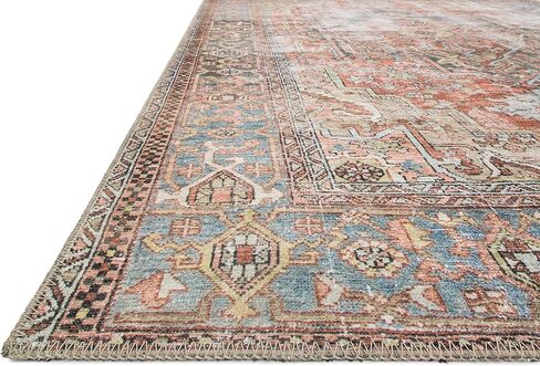 سجادة Loloi II Loren Terracotta / Sky 7'-6" x 9'-6". in Saudi Arabia